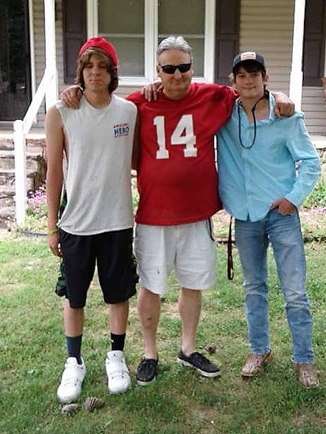Image of Timothy Barkley with his sons