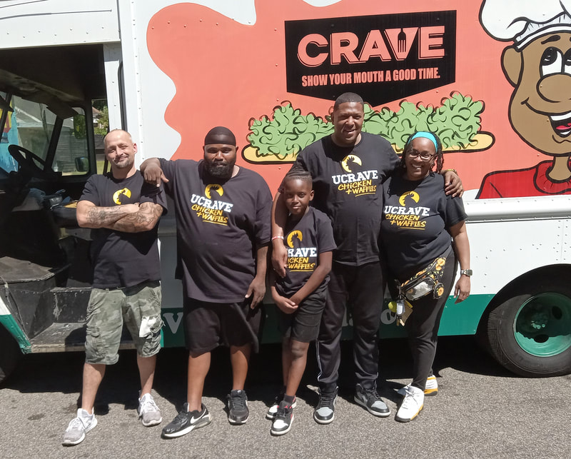 U Crave food truck and staff